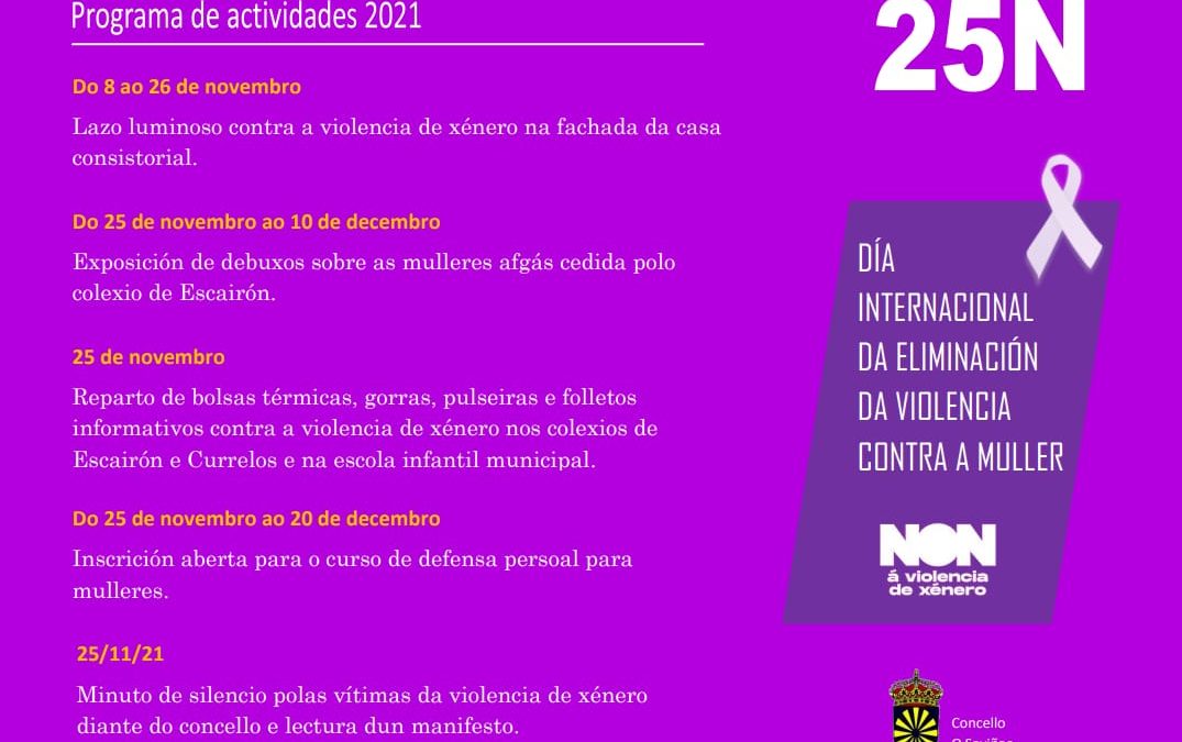 25N, Día Internacional  da Eliminación da Violencia contra a Muller