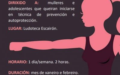 Segue aberto o prazo de inscrición para o curso de defensa persoal