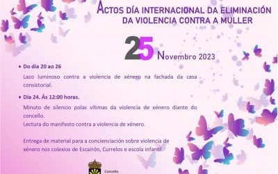 Actos día internacional de la eliminación de la violencia contra la Mujer